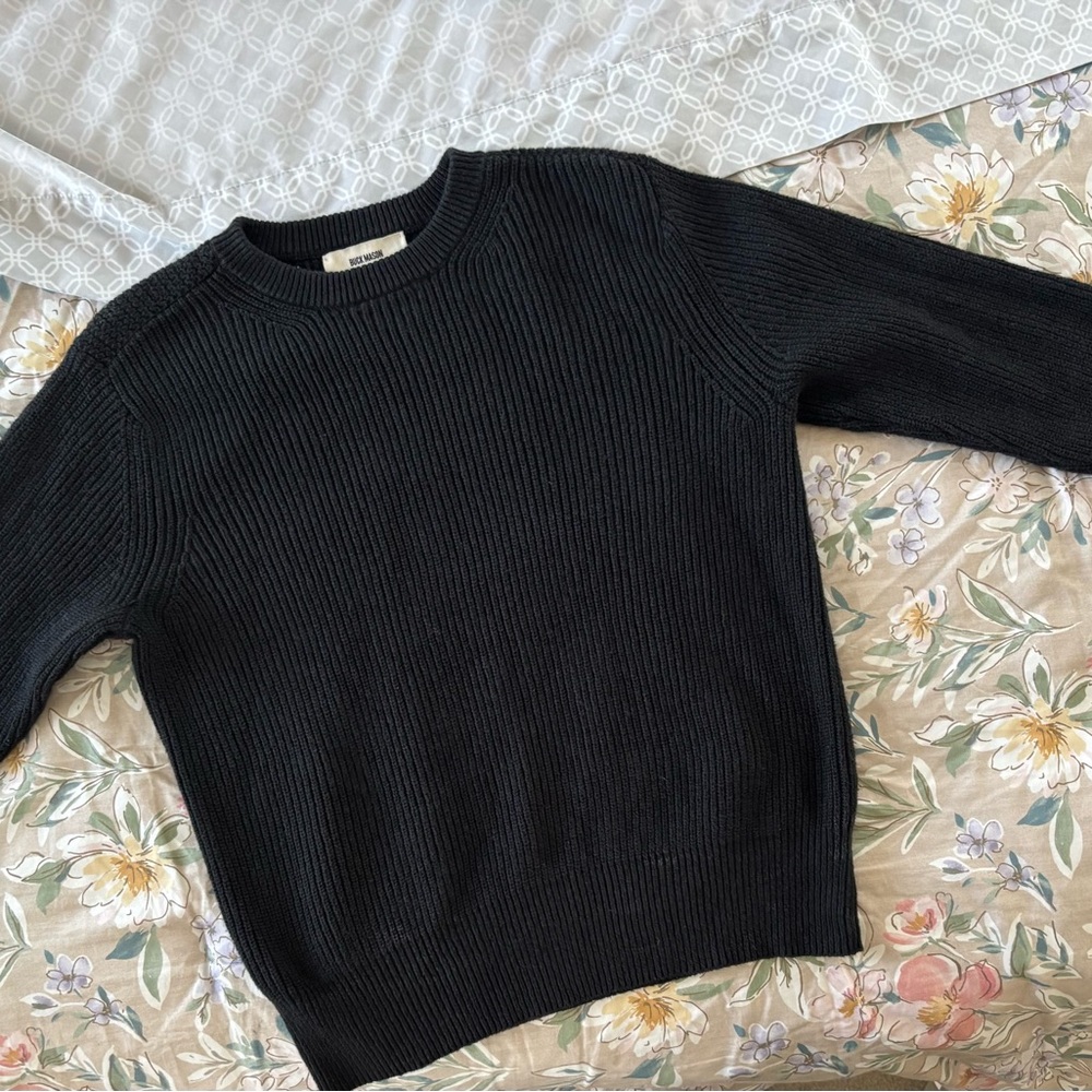 Buck Mason Seafarer Cotton Rib Crew Sweater